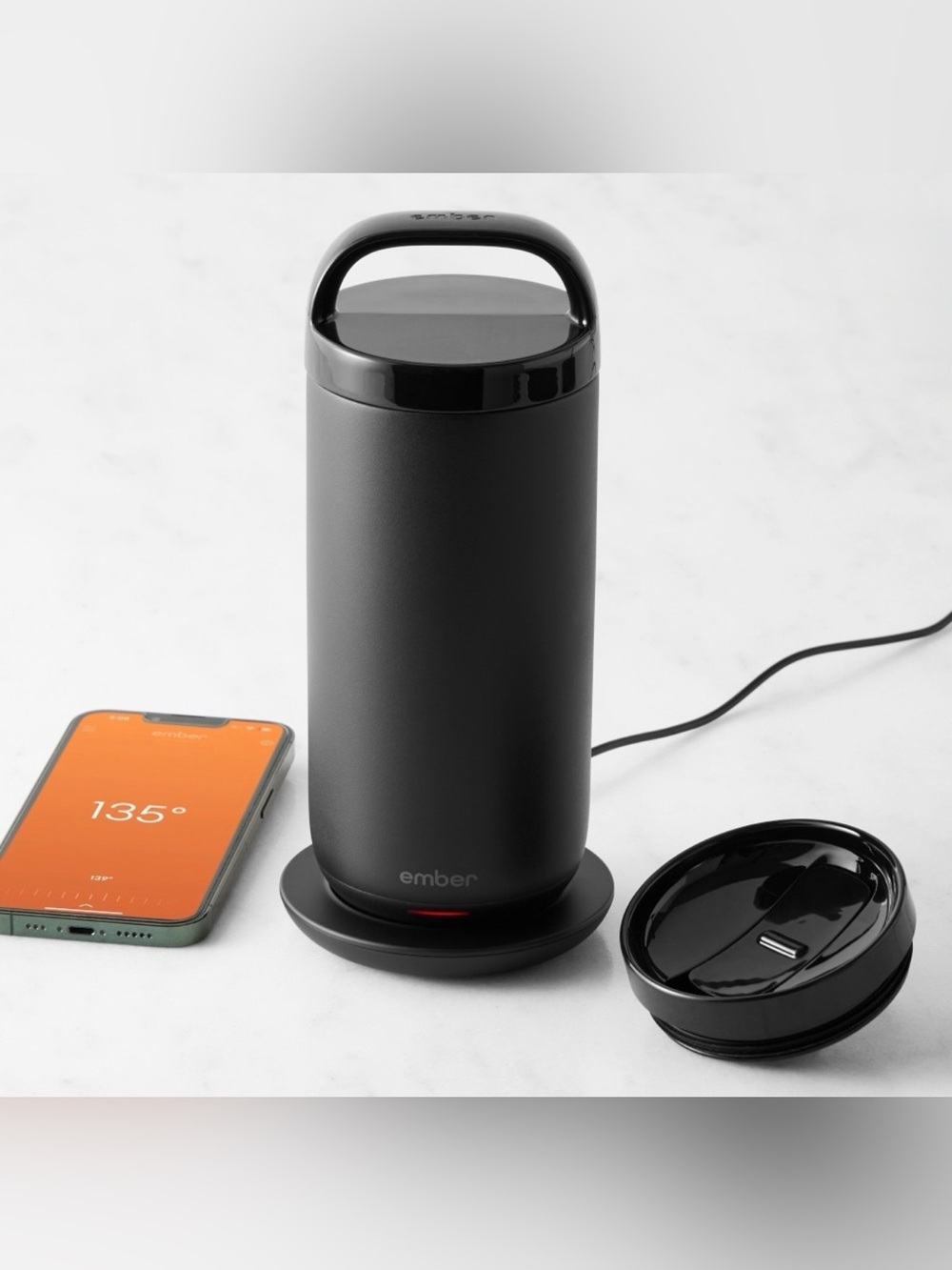 Ember Mug, Smart Temperature Control Mug 16 oz CM21XL17AM, Original Retail $179